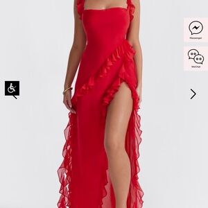 house of cb ariela dress red